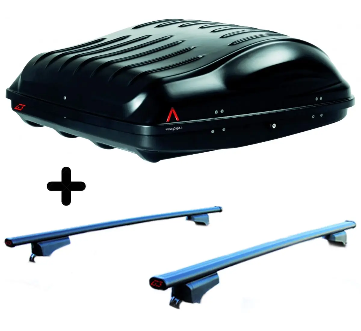 Car Trunk + bars roof rack luggage Box luggage 335 LT + mounts