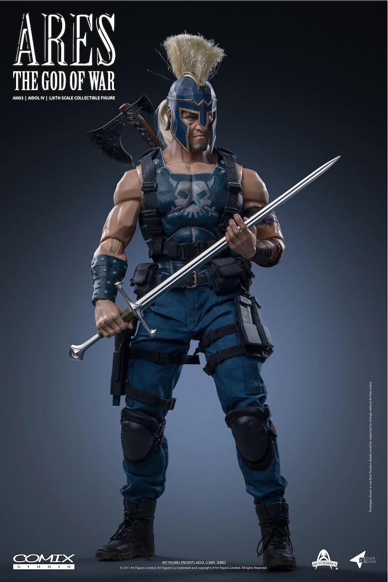 1:6 масштаб Ультра гибкая фигурка кукла Aidol Бог войны ARES 1" экшн фигурка Коллекционная кукла пластиковая модель игрушки
