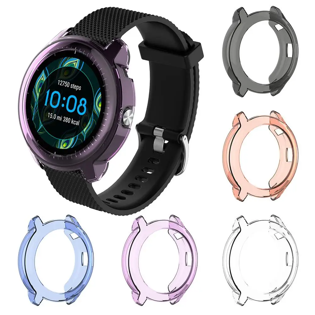 

5 Colors TPU Smart Watch Case Protective Shell For Garmin Vivoactive 3 Shockproof SmartWatch Protective Cover 46mm