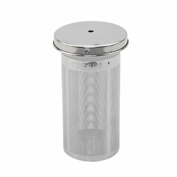 

Cylinder Shape Stainless Steel Tools With Lid Mesh Filter Accessories Tea Strainer Coffee Durable Kitchen Infuser Reusable Home