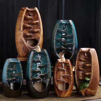 

VIP Seller With 10Cones Free Gift Waterfall Incense Burner Incense Holder,Option for Mixed Incense Cones