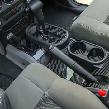 

Decoration Gear Shift Exterior Sticker Trim Mouldings Carbon Fiber 10 Pcs