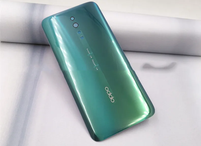Подарок+ батарея задняя крышка корпус двери для OPPO Reno Z батарея задняя крышка запчасти для OPPO Reno Z замена - Цвет: Серебристый
