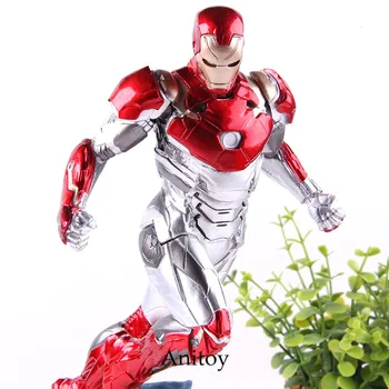 

Ironman Figure Marvel Hero Ironman Action Figure Mark XLVII Iron Man MK47 1/10 Scale PVC Collectible Model Toy