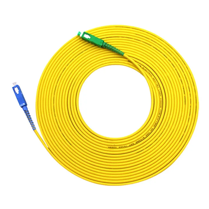 SC APC to SC UPC Patchcord 1m to 15m optical Patch cord 2 0mm PVC G657A 3