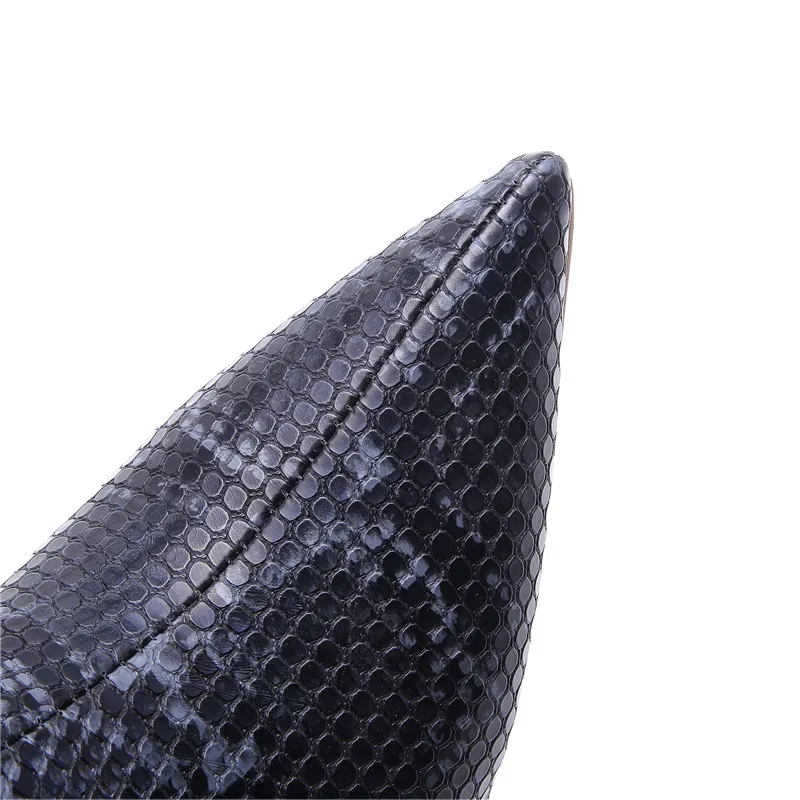 FEDONAS Animal Prints Leather Female Chelsea Boots Classic Zipper Women Ankle Boots Party Prom Shoes Woman Plus Size Thin Heels