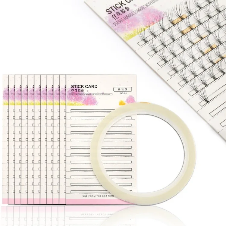 Graft Eyelashes Deposit Fish Maw Card Camellia Flowering Eyelash Deposit hua tiao Flowering Tool Kind Eyelash Block Glue
