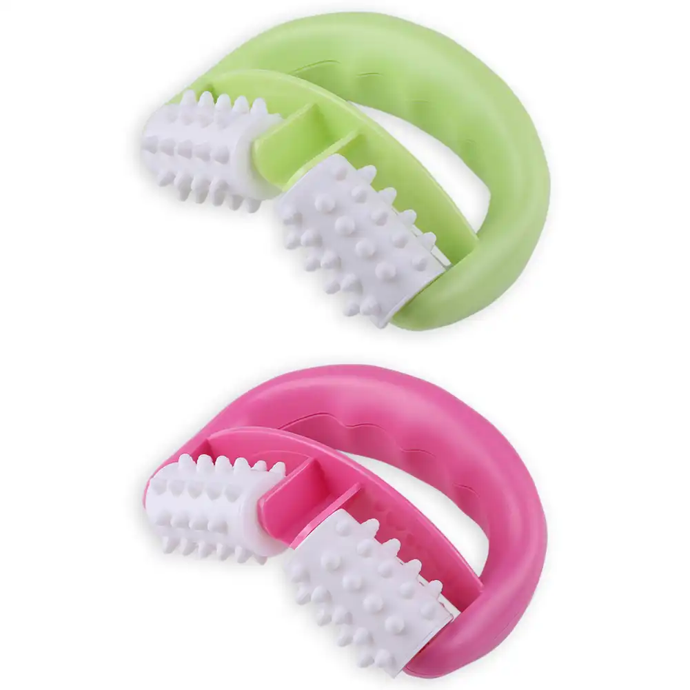 マッサージローラーd字形ハンドヘルド風呂シャワー抗セルライト痩身ボディマッサージブラシ マッサージローラー Aliexpress