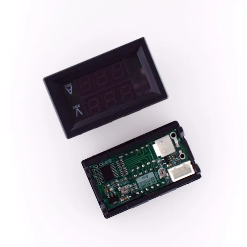 DC 0-100V 100A цифровой вольтметр Амперметр Двойной дисплей детектор напряжения панель измерителя тока Ампер Вольт Калибр 0,28 дюйма 1 красный синий L