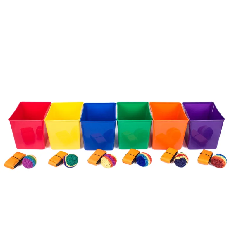 

Kids Teamwork Game Throwing Sandbag and Catching Balls Game Kids Team Fast Acting Games Sensory Integration Toys for Children Ou