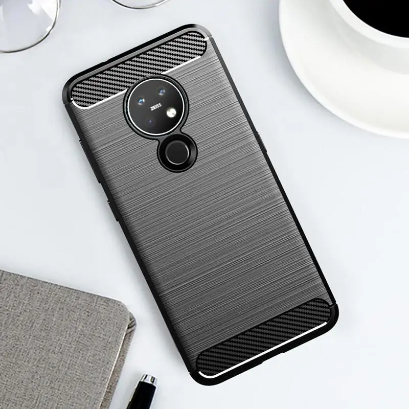 Полная защита бампер чехол для Nokia 7,2 6,2 4,2 3,2 2,2 8 6 5, 2, 3, ремешок из углеродного волокна чехол для Nokia 4,2X71 7,1 6,1 5,1 3,1 плюс