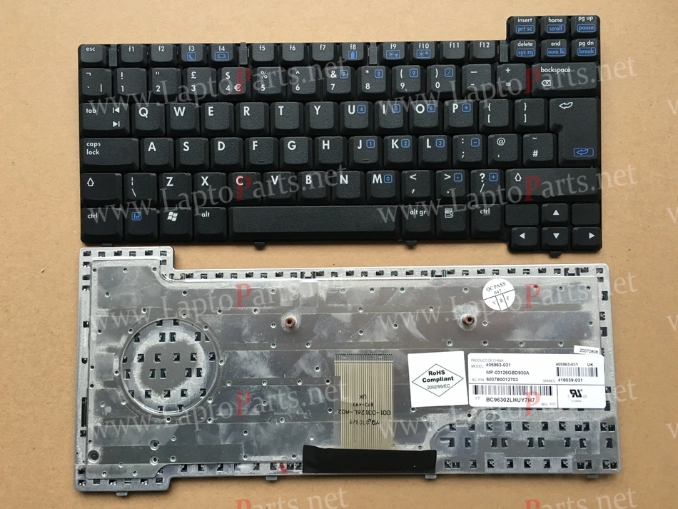 Клавиатура для hp NC6120 NC6210 NC6100 NX6120 NX6115 NX6110 черная клавиатура ноутбука | Компьютеры и