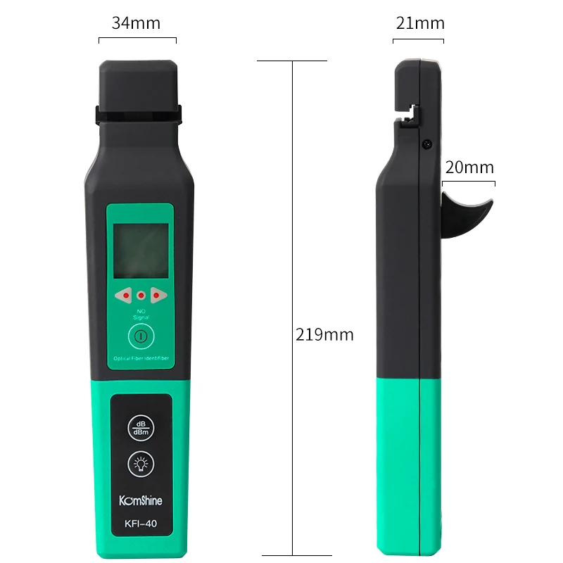Multifunction KFI-40 Fiber Cable Detector Tester 0.25 / 0.9 / 2.0 / 3.0mm FTTH Live Fiber Identifier