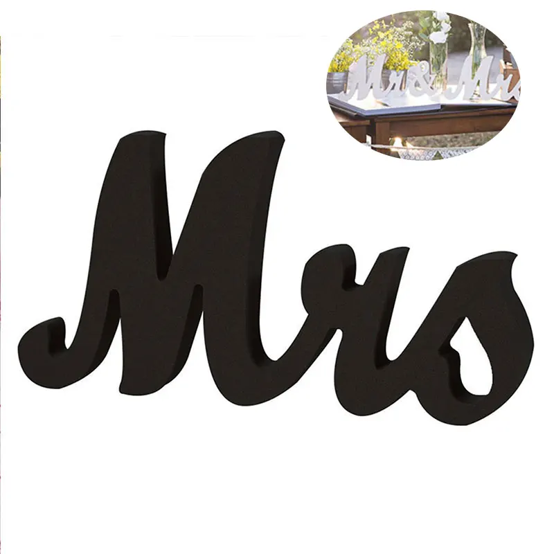 Комплект из 3 предметов MR MRS пара свадебное фото подставки для домашнего декора декоративная надпись свадебные подарки домашние Изделия из дерева блестящие буквы