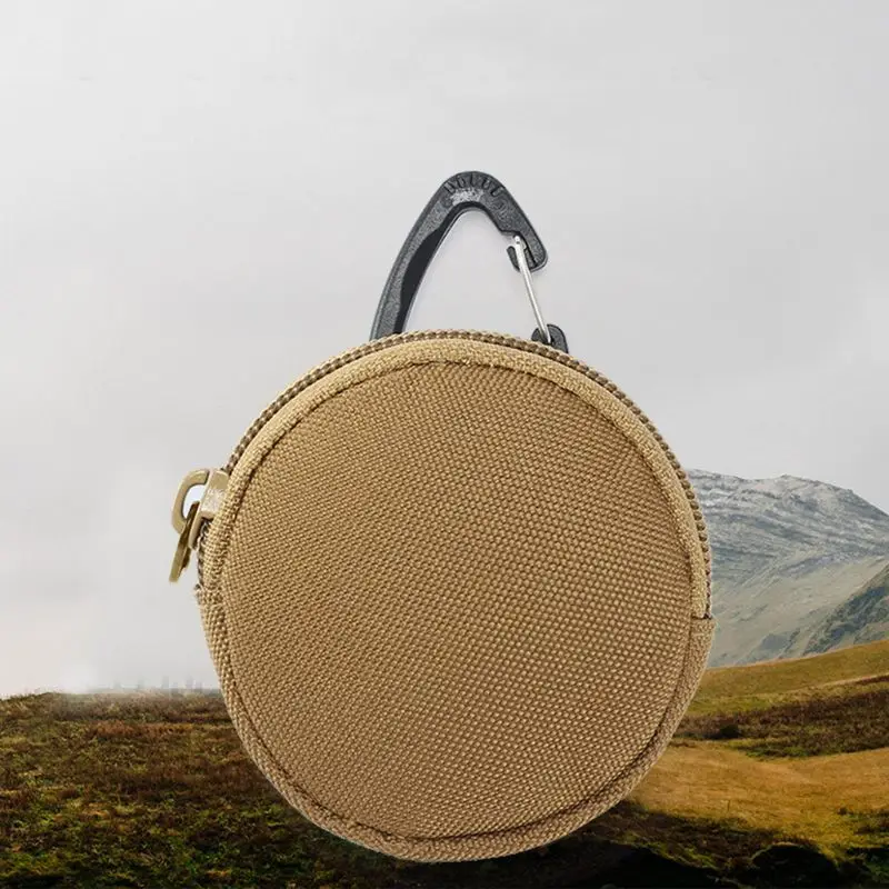 900D Oxford Mini Bag with Hook Coin Key Earphone Sundries Pouch Hunting Wallet For hunting, hiking, camping, fishing