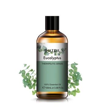 100ml Mint Eucalyptus Essential Oil Diffuser Pure Natural Essential Oils Lavender Vanilla Sandalwood Chamomile Lemon Tea Tree 1