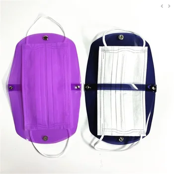 

Masks Organizer Dust-proof Portable PVC Mask Clip Storage Sleeve Mask Dust Cover Portable Mask Storage Bag Mask Storage Box