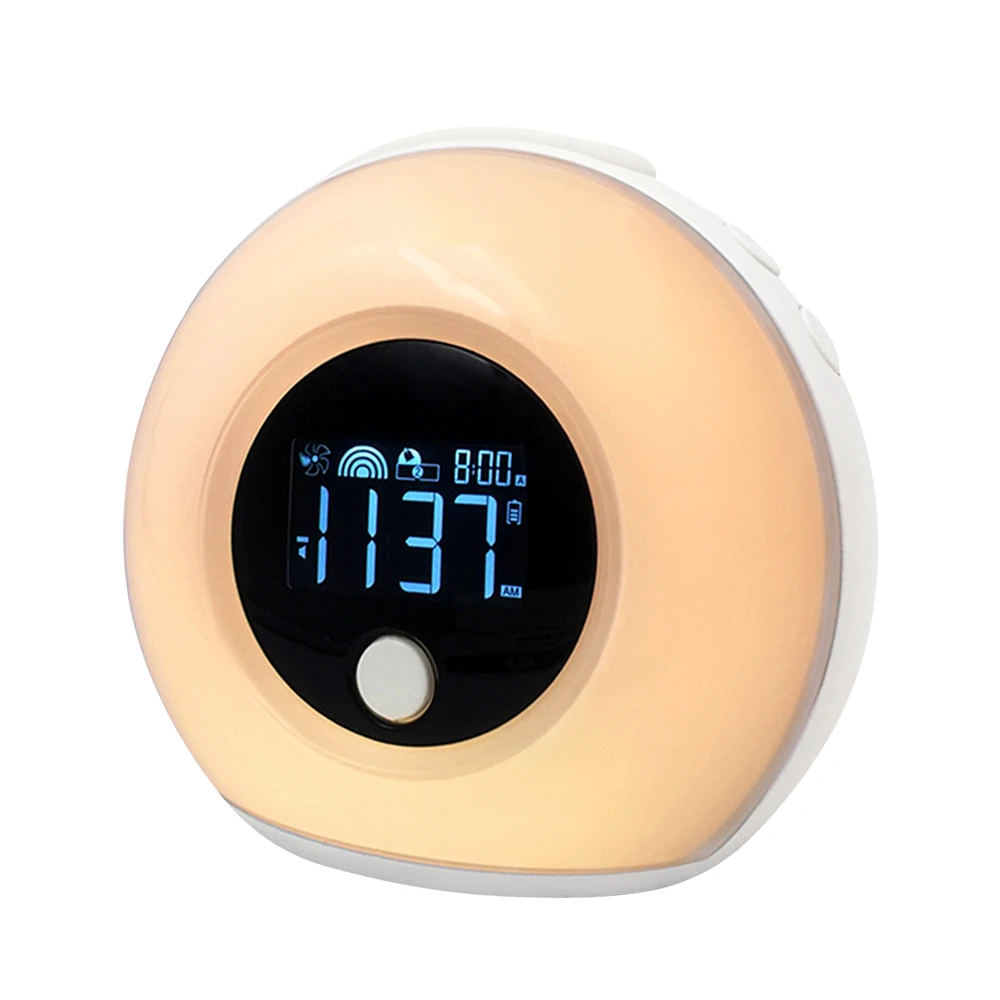 

LED Alarm Clock Home Decoration Accessories Smart Touch Light USB Color BT Speaker Night Light with LCD Clock Musical Sleep Lamp