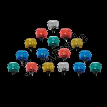 

100pcs / lot Arcade push button switch 30mm transparent round button switch start buttons copy SANWA OBSC-30 arcade button 5 col