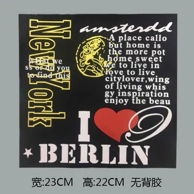 Модная одежда с надписями красочные декоративные аксессуары большой размер ярлык - Цвет: 4
