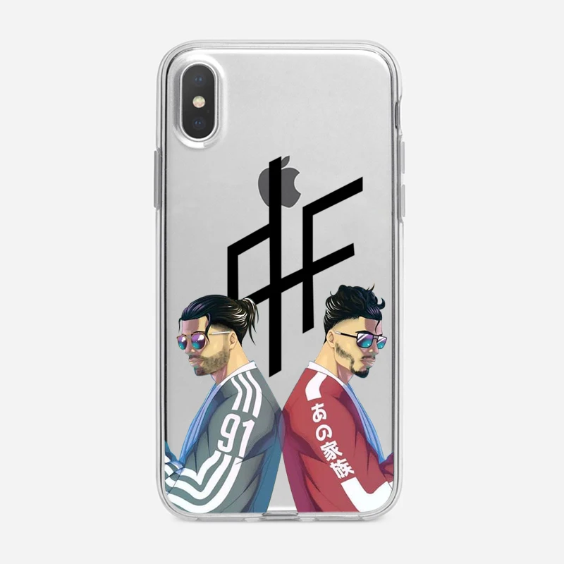 TPU I чехол для телефона 7 X Xs Qlf PNL Rapper чехол для телефона для iPhone 5 5S 6S 6 7 8 PLUS X XS XR Max прозрачный мягкий ТПУ Fundas черный чехол - Цвет: TPU