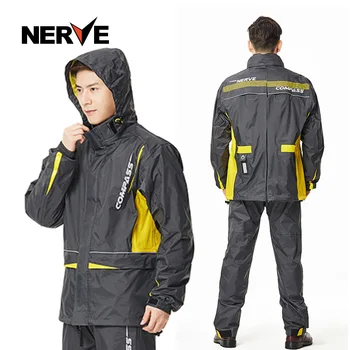 

Motorcycle Raincoat Suit Adult Impermeable Motorcycle Riding Waterproof Ultrathin Outdoor Hiking Fishing Rainproof Protect Gear