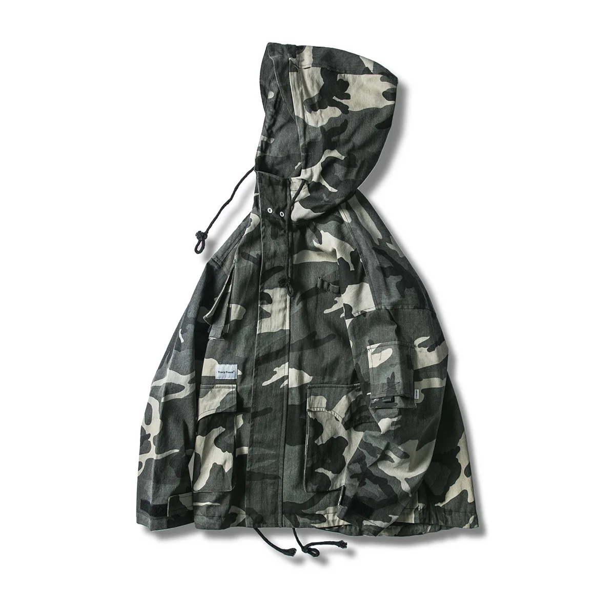 

Luoye luo ye 2019 Autumn New Style Men Loose-Fit Camouflage Tooling Jacket Sfj-131