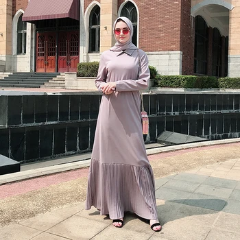

Pleated Kaftan Dubai Abaya Muslim Evening Hijab Dress Ramadan Turkish Dresses Islamic Clothing Abayas For Women Caftan Marocain
