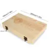 Wood Coin Case Coin Protection Capsules Holder Storage Box Container For Storing 40 Coins+100 Banknotes #W0 6