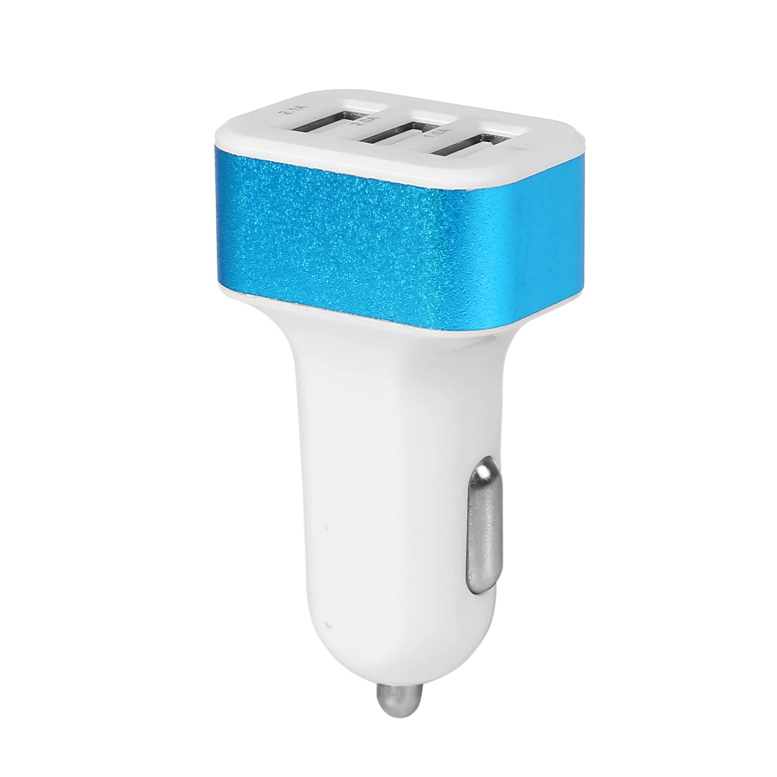 Автомобильное зарядное устройство с 3 usb портами 5 цветов 12 В 24 быстрая зарядка USB 2