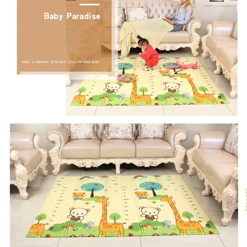 

Foldable Kid Play Crawling Mat Toys Large Double Sides Non-Slip Portable Safety Playroom Kid Rug Playmat Mat Room Pad Carpet