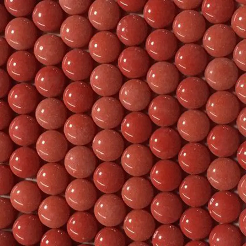 175 г креативные разноцветные мозаичные зеркальные инкрустационные плитки ручной работы 12 мм Круглый нефритовый DIY настенные материалы украшения для дома ZXY9787 - Цвет: Red Mixed