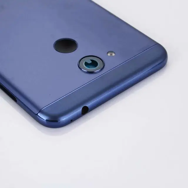 Чехол на заднюю крышку для Huawei Honor 6C Pro/Honor V9 Play металлическая задняя дверь ремонт батарея чехол+ кнопки камеры стекло