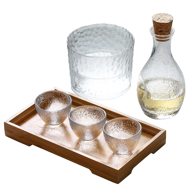 Японский стеклянный винный набор, колба для ликера, персонализированные колбы, колбы для ликера, бутылка для воды, подарки для жениха, подарок подружки невесты FF70W