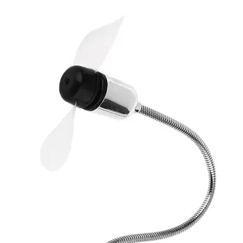 

Flexible USB Fan Air Cooling Cooler For Laptop Desktop PC Computer USB Charger