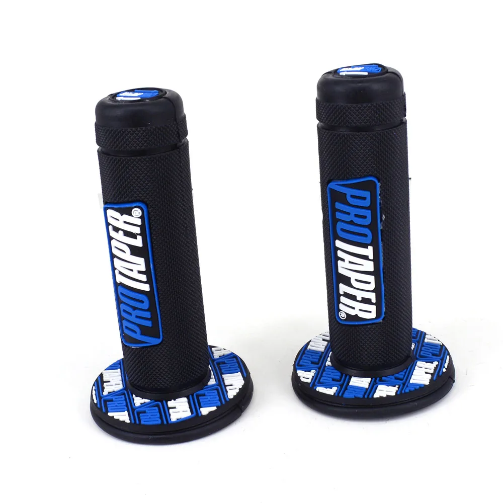 grip B CNC универсальное мотоциклетное зеркало заднего вида боковые зеркала заднего вида+ Pro ручки для Yamaha Honda Suzuki Kawasaki YZF YZ-F 125-550 R6 - Цвет: grip B