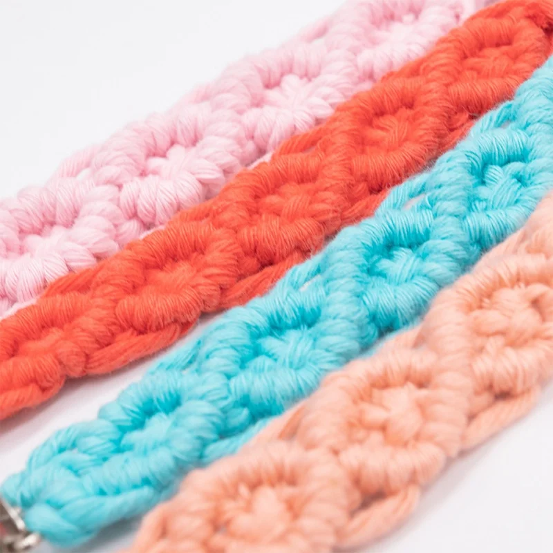 Детские цепочки для ухода за ребенком, универсальный поводок для прорезывания зубов, соски-пустышки, цепочка с зажимом, Детские хлопковые цепочки для прорезывания зубов