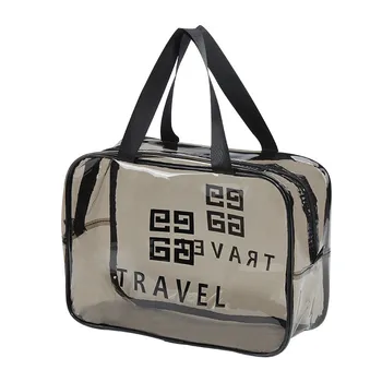 

Female Cosmetic Bag Transparent Travel And Portable Portable, Simple, Waterproof and Strong Durable Cosmetic Bag
