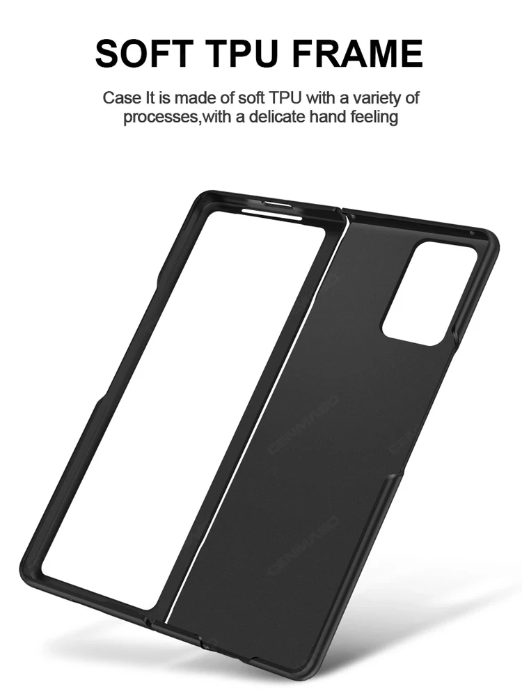 US $279.00 50pc Original Carbon Fiber Texture Leather For Samsung Galaxy Z Fold 2 Case Shockproof Back Cover For Samsung Fold2 5G Case Capa
