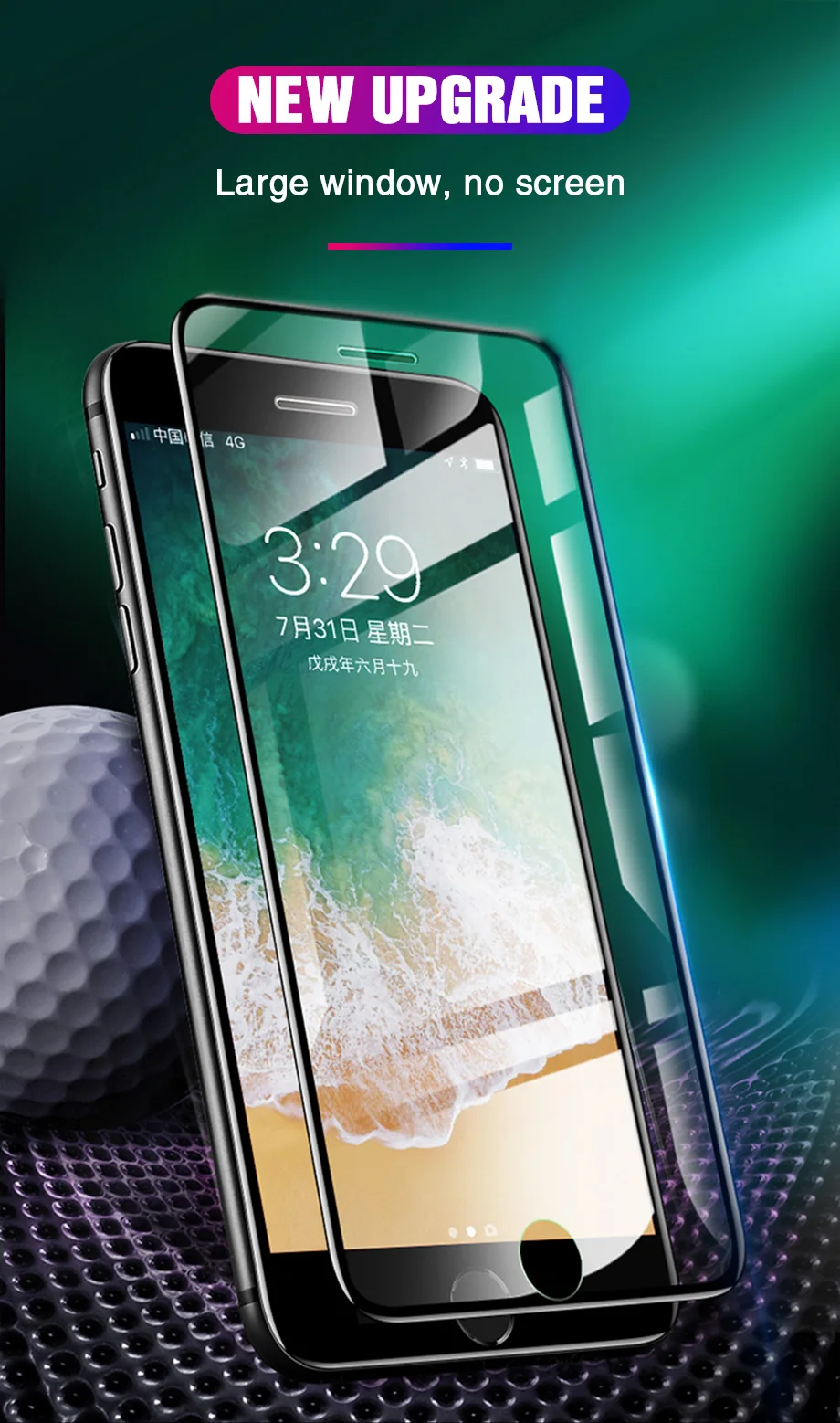 Защитное стекло для iphone x xs max 6 6s 7 8 plus стекло для iphone 7 x защита экрана Мягкий край для iphone xs max x xr