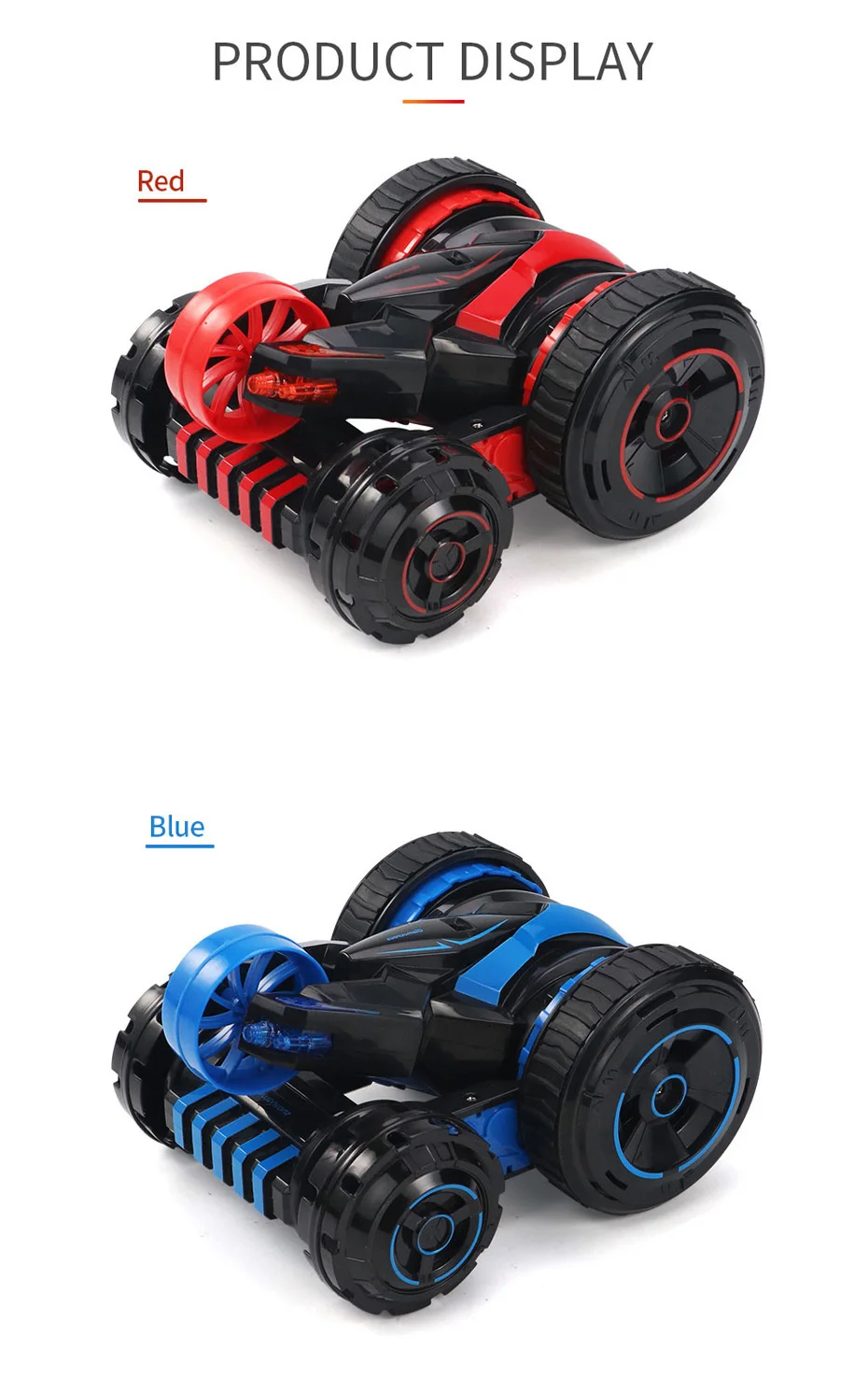 Jjrc Q49 трюк автомобиль Acro один ключ деформация Флип 360 градусов вращающаяся пятиколесная система крутой светодиодный светильник Rc скалолазание машины для детей