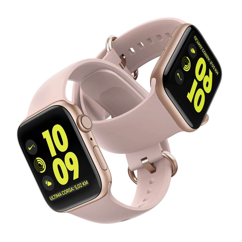 UEBN силиконовый спортивный ремешок для часов Apple Watch series 5 44 мм 40 мм ремешок для iWatch 5 4 3 42 мм 38 мм браслет на запястье