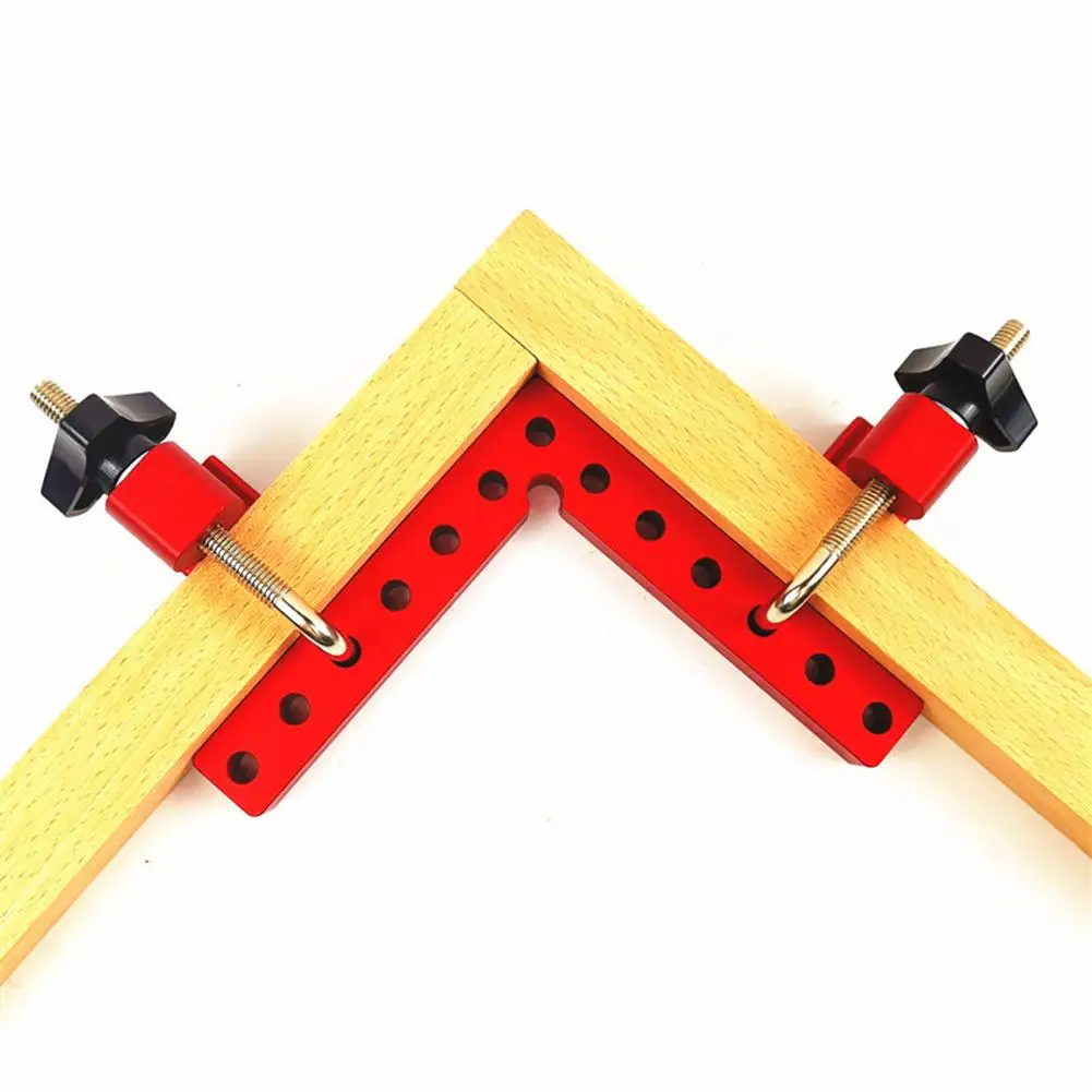 

90 Degree Right Angle Clip Woodworking Corner Clamp Fixator Aluminum Alloy Repairing Holder Carpentry Project Accessories