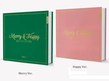 

[MYKPOP]~100% OFFICIAL ORIGINAL~ TWICE MERRY&HAPPY the First Album Repackage, KPOP Fans Collection- SA19122605