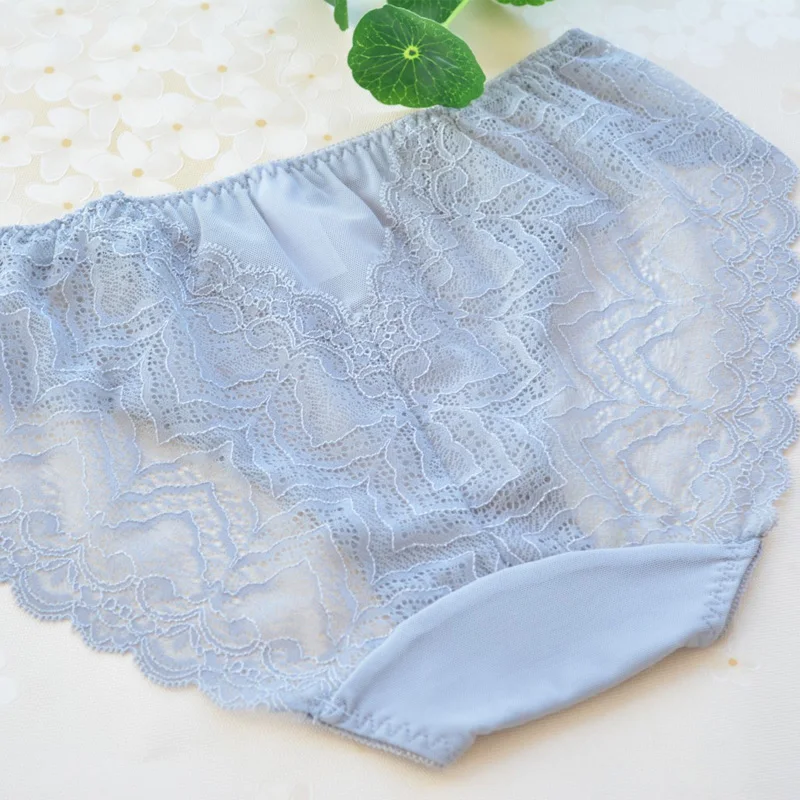 5pcs/lot Ladies Underpanties Plus Size Lingerie large size Briefs For Women Brief Female hipster Underpant Sexy Lace Underwear