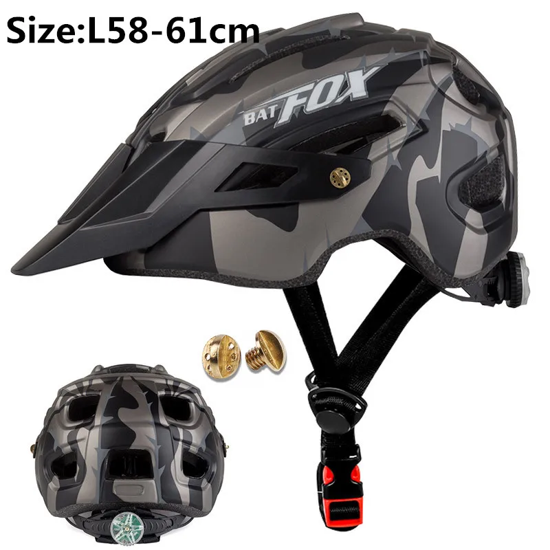 Велосипедный шлем с козырьком MTB шлем велосипедный шлем casco bicicleta hombre - Цвет: 279-titanium