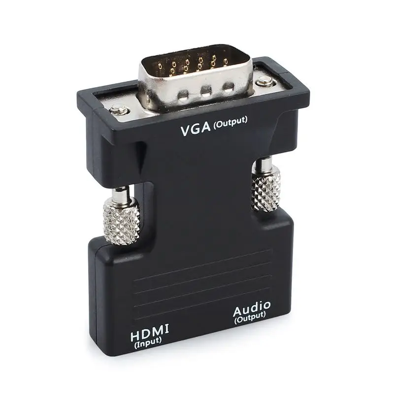 1080P HDMI мама к VGA папа с аудио выходной кабель конвертер адаптер|Адаптеры Type-C| |