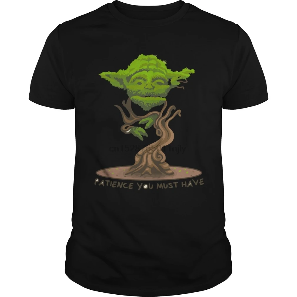 

Men tshirt Bonsai Yoda T-Shirt cool Printed T-Shirt tees top