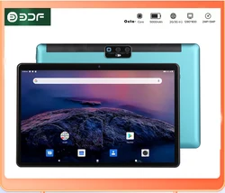 Tablette Android 10.1 pouces, 4 go de RAM 64 go de ROM, processeur octa core 4G LTE, double SIM, corps métallique, GPS, chargement USB type c (64 go) 