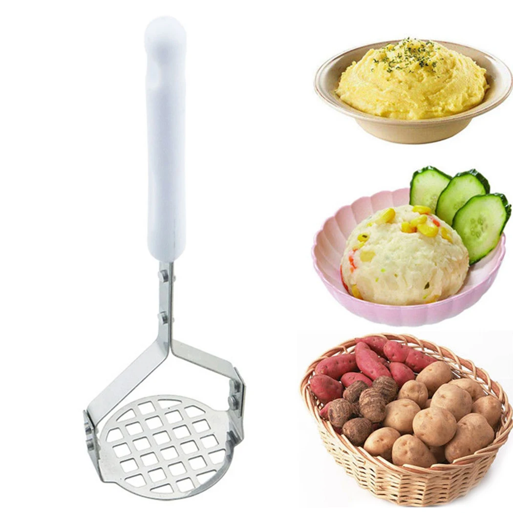 Potato Masher Ergonomic Handle Manual Stainless Steel Food Masher